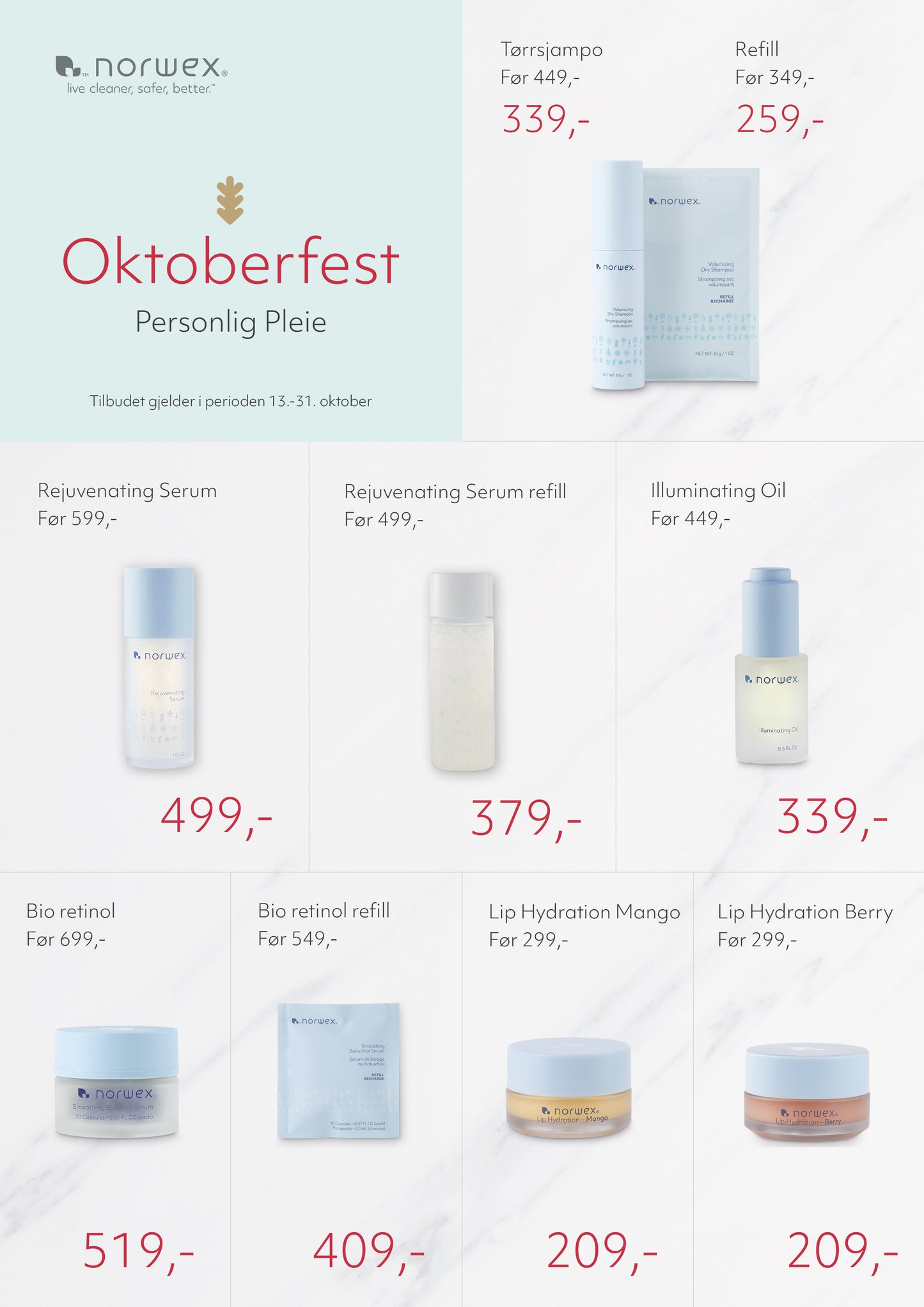 Oktoberfest Personlig Pleie Tilbud - PDF