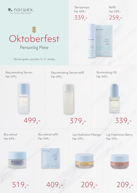 Oktoberfest Personlig Pleie Tilbud - PDF