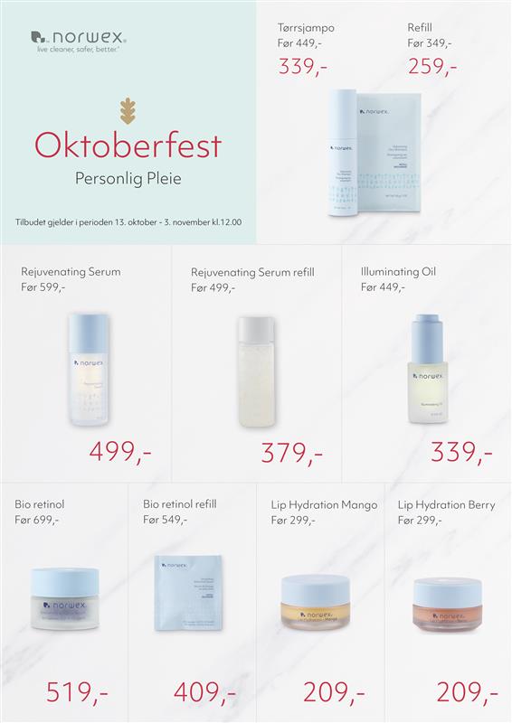 Oktoberfest Personlig Pleie Tilbud - PDF