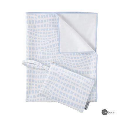 Beach Towel & Carrying Pouch BacLock, Water Tile