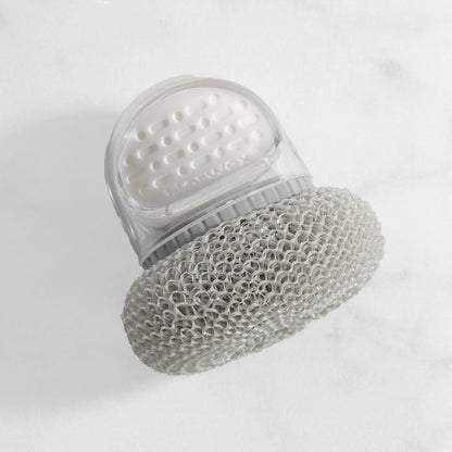 Reusable Handle and Mesh Dish Scrubber set