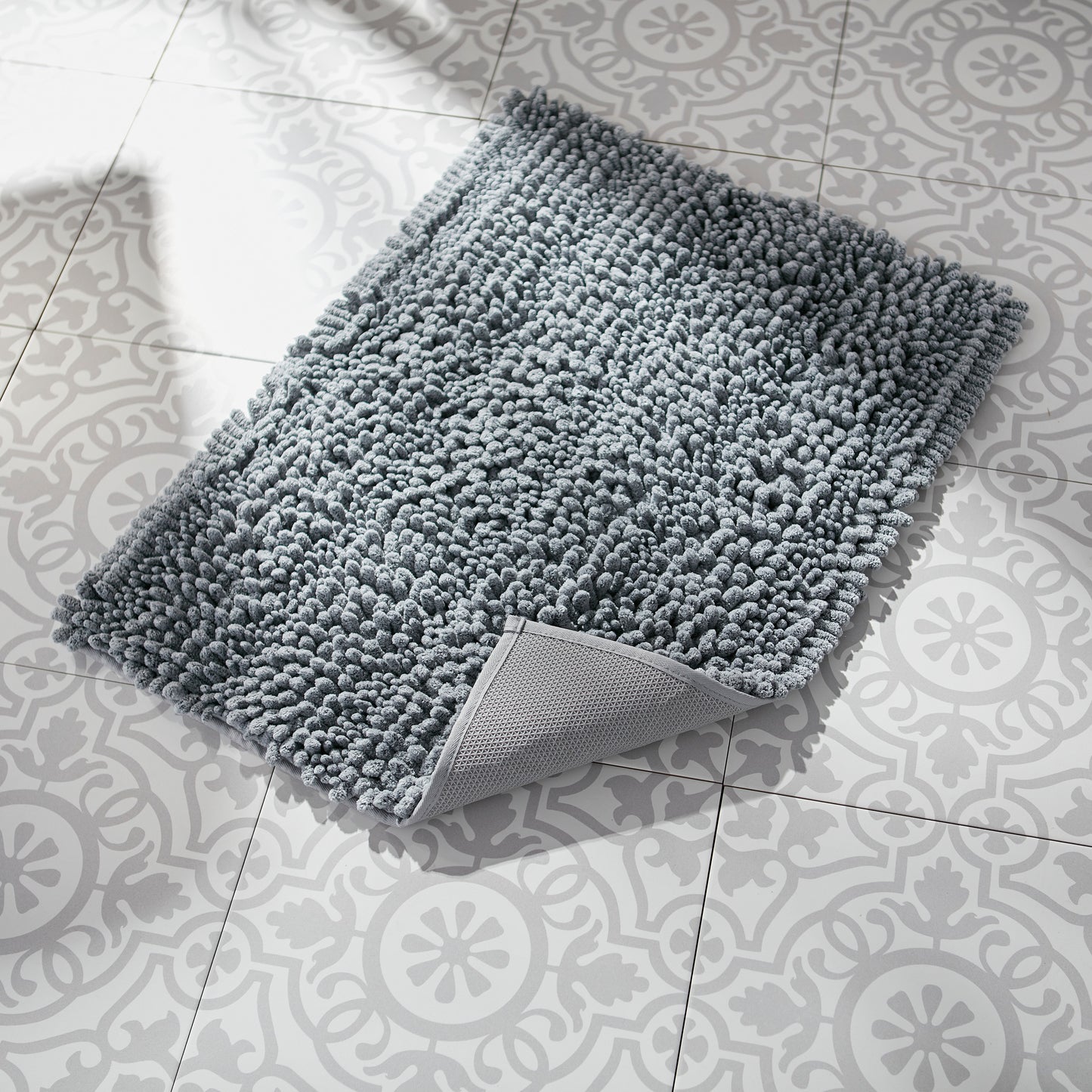 Chenille Bathmat BL 50x70cm/19.7x27.6in Graphite