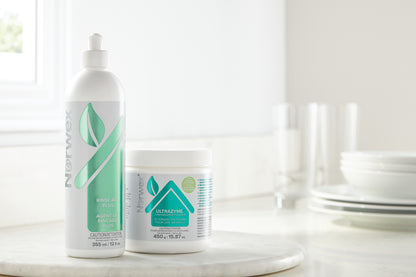 Dynamisk Duo UltraZyme™ Oppvaskpulver og RinseAid NY