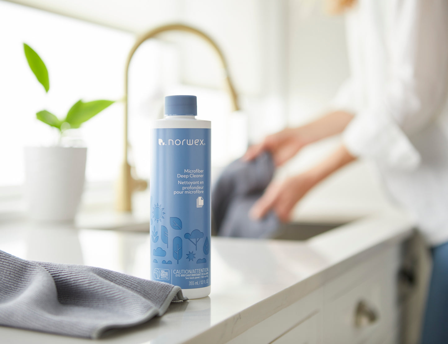 Mikrofibervask - dyprens