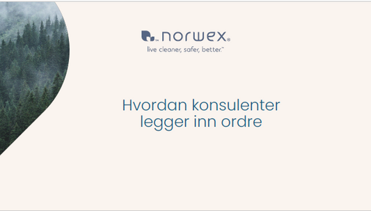 Hvordan Konsulenter legger inn ordre