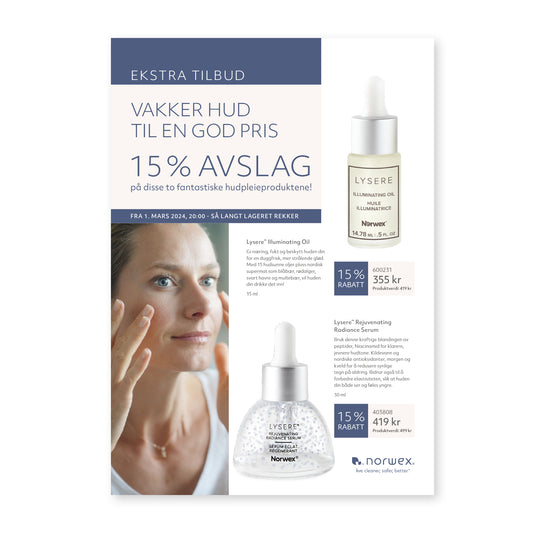 Lysere™ Vakker hud til en god pris - A4 PDF - 010324