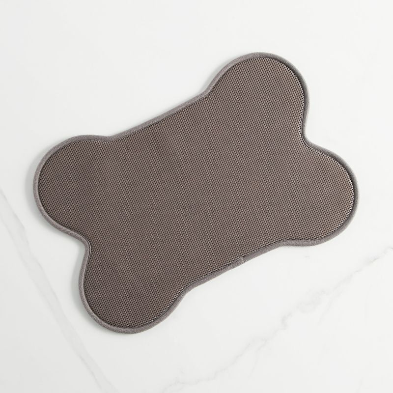 Bone shaped dog mat best sale