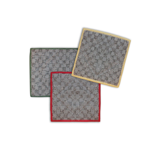 Miljøskrubber, tranebær/skogsgrønn/brun LE