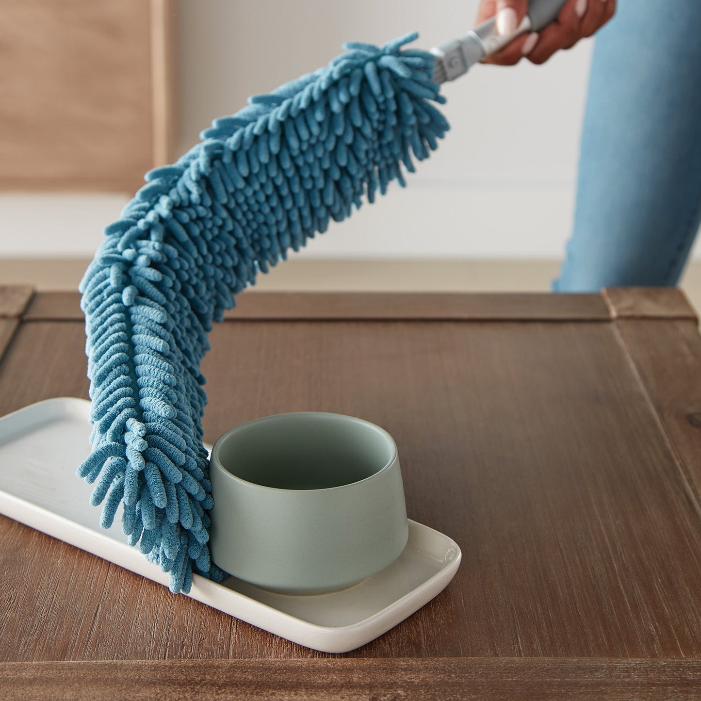 Interiørmopp med tosidig trekk