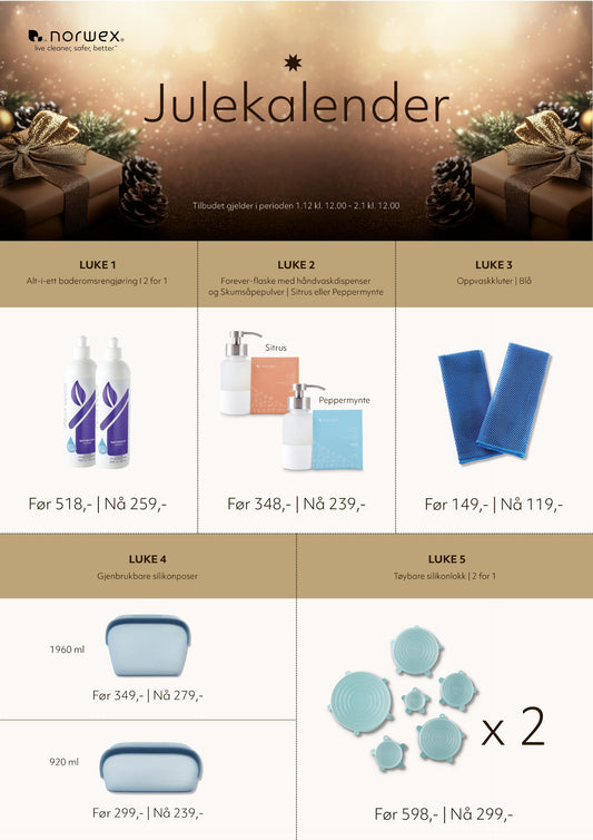 Julekalender luke 1-5 - PDF